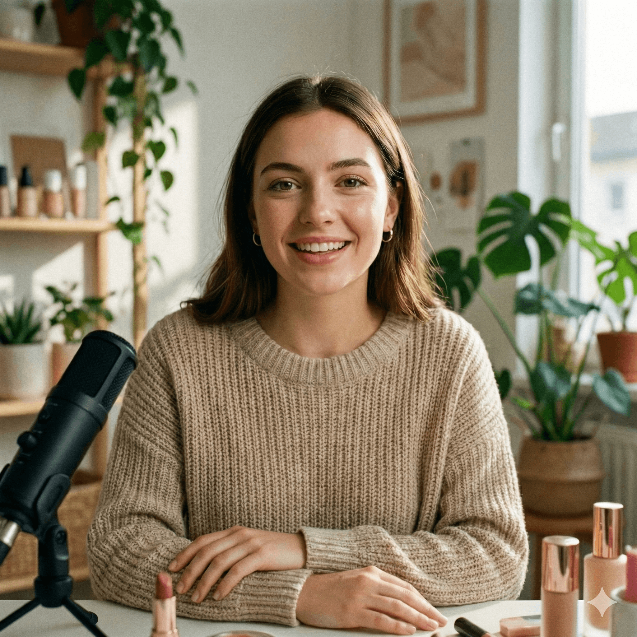 Smartphone displaying TikTok interface with editing tools