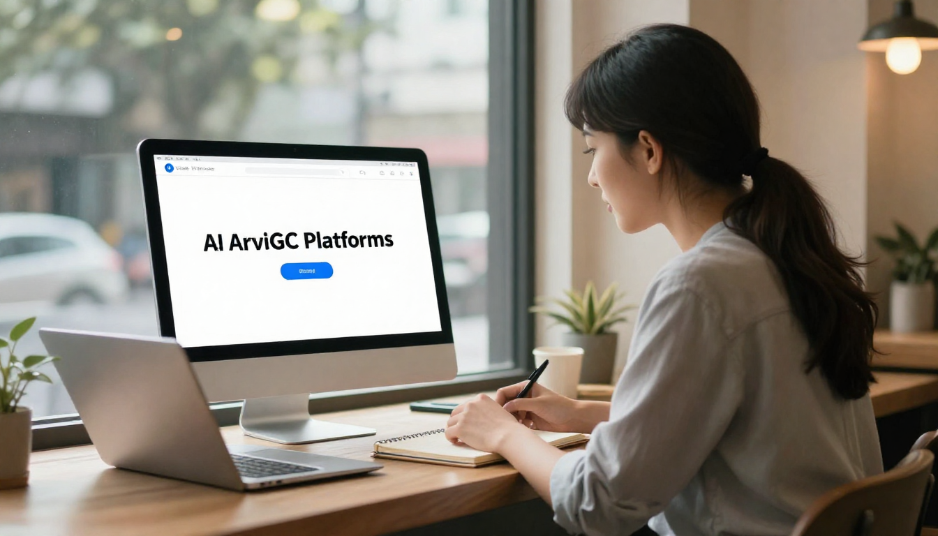 Solo entrepreneur scaling with best ai-driven ugc video platforms for startups, coffee shop window seat, laptop and notebook, morning light - best ai-driven ugc video platforms for startups